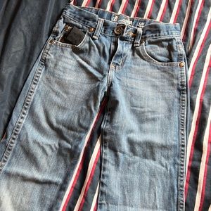 Boys Wrangler Relaxed Boot Cut Jeans - Size 8